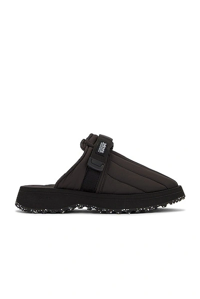 Suicoke Black Zavo-puffab Slippers