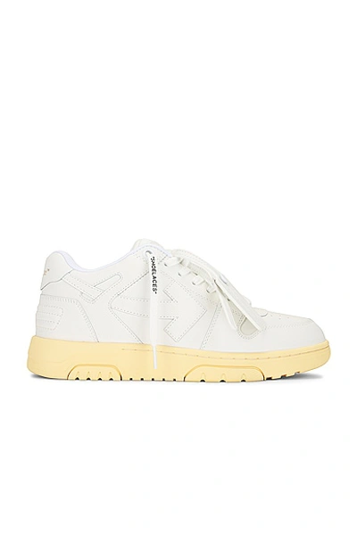 Off-white Out Of Office Leather Sneakers In White