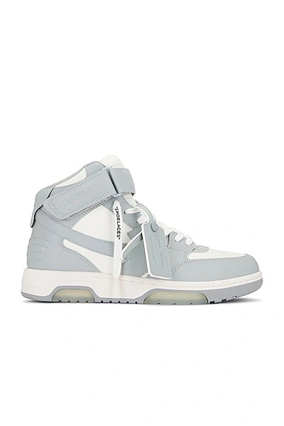 Off-white Out Of Office Mid-top Sneakers In Gris