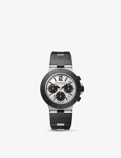 Bvlgari Rubber Aluminium Titanium Automatic Watch