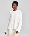 AND NOW THIS WOMEN'S RIBBED CREWNECK SWEATER, CREATED FOR MACY'S