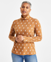 STYLE & CO WOMEN'S CLASSIC TURTLENECK LONG-SLEEVE TOP, CREATED FOR MACY'S