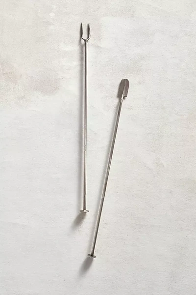 Terrain Sneeboer Long Reach Terrarium Tools, Set Of 2 In Metallic