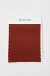 Bhldn Satin Fabric Swatch In Brown