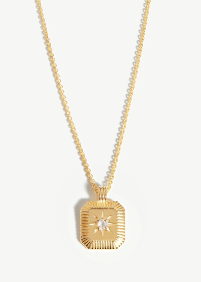 MISSOMA MISSOMA JUNE BIRTHSTONE 18KT GOLD-PLATED NECKLACE
