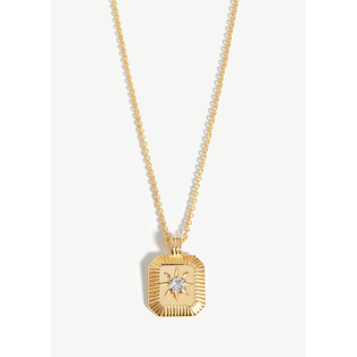 Missoma April Birthstone 18kt Gold-plated Necklace