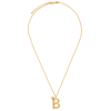 Missoma B Initial 18kt Gold-plated Necklace In Gold