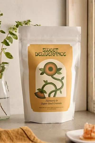 Terrain Sweet Deliverance Turmeric + Super Seed Granola In Orange