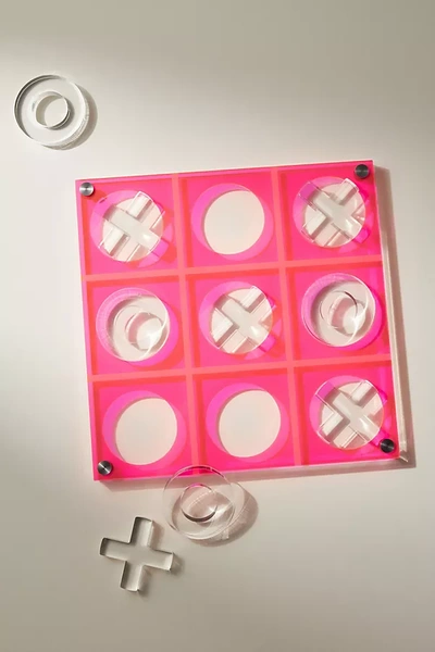 Luxe Dominoes Tic-tac-toe In Pink