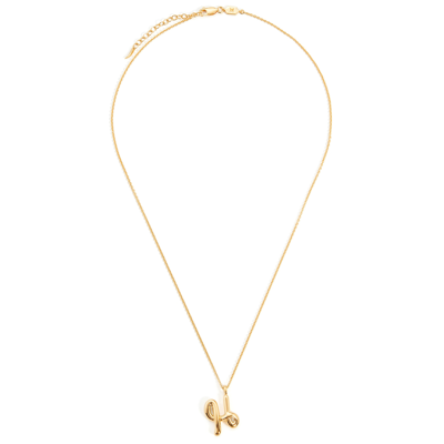Missoma H Initial 18kt Gold-plated Necklace
