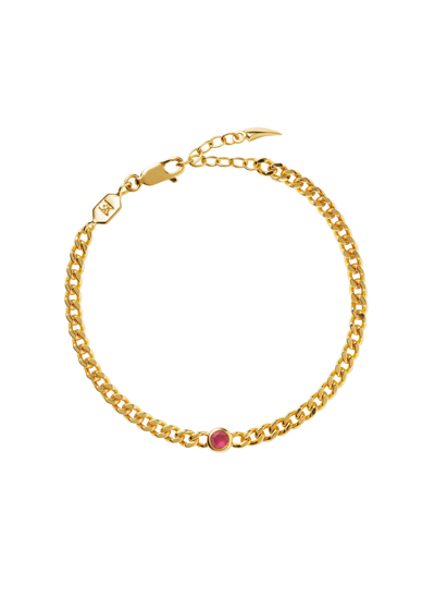 Missoma October Birthstone 18kt Gold Vermeil Bracelet