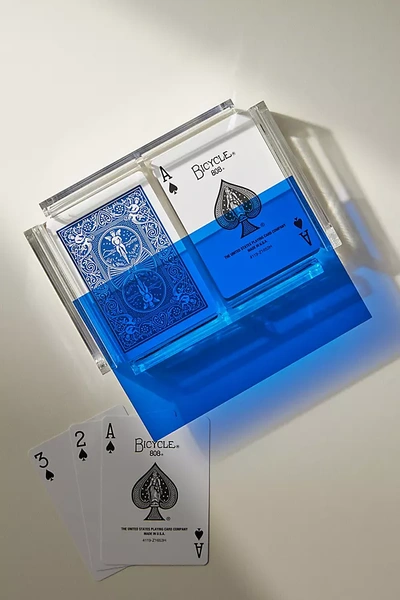 Luxe Dominoes Luxe Card Deck In Blue
