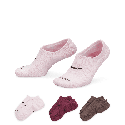 Nike 3-pack Everyday Plus No-show Socks In Multicolor