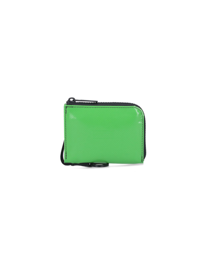 Freitag Medium Zipper Wallet "parker" In Green