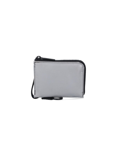 Freitag Medium Zipper Wallet "parker" In Gray