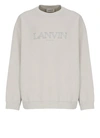 Lanvin Sweatshirt With Logo In White
