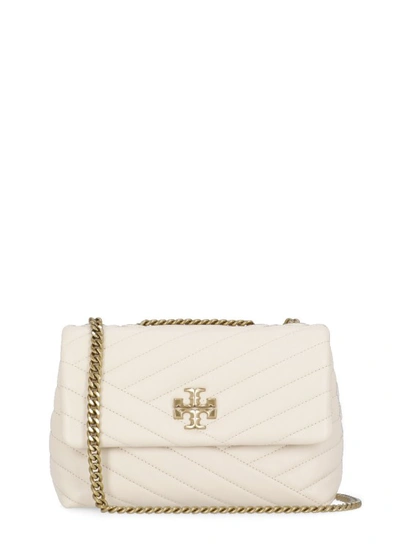 Tory Burch Kira Chevron Small Convertible Leather Shoulder Bag In Neutrals