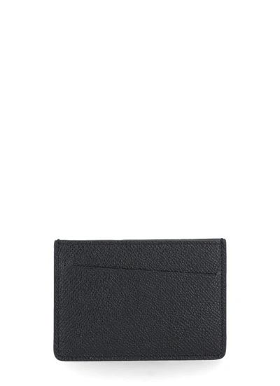Maison Margiela Four Stitches Card Holder In Black