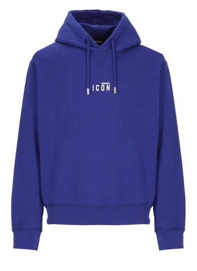 Dsquared2 Mini Icon Hoodie In Blue