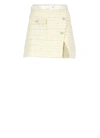 Self-portrait Boucle Mini Skirt In Neutrals