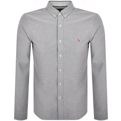 Ralph Lauren Oxford Long Sleeved Shirt Grey