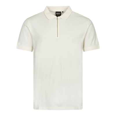 Barbour Cylinder Polo Shirt In White