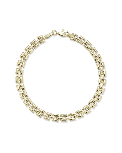 Ember Fine Jewelry 14k Triple Row Statement Link Bracelet In Gold