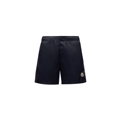 Moncler Swim Shorts Blue In Multi