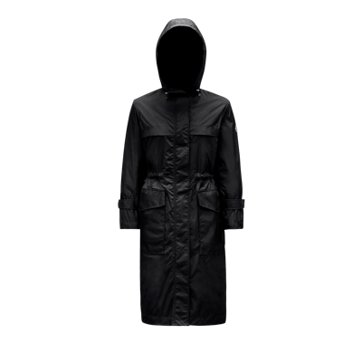Moncler Collection Hiengu Rain Coat Black