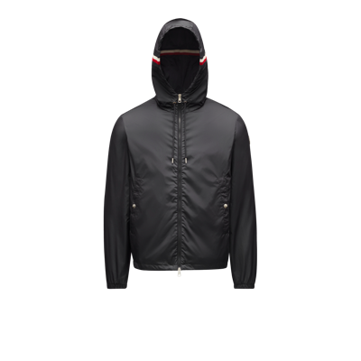 Moncler Collection Grimpeurs Hooded Jacket Black In Noir