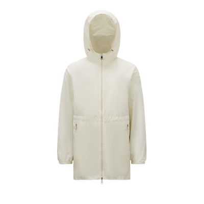Moncler Collection Wete Hooded Jacket White