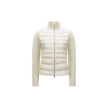 Moncler Padded Wool Cardigan White