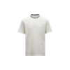 Moncler Logo-trimmed Cotton T-shirt In White