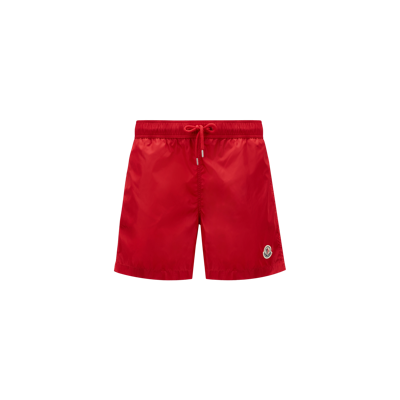 Moncler Collection Swim Shorts Red