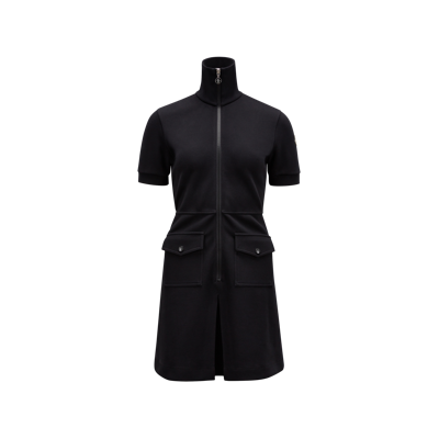 Moncler Collection Robe Polo In Black