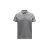 Moncler Logo Patch Polo Shirt Grey In Grey