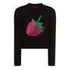 La Doublej Embroidered Lampone Sweater In Black