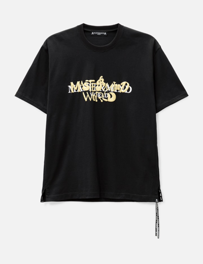Mastermind Japan Black Glitter T-shirt
