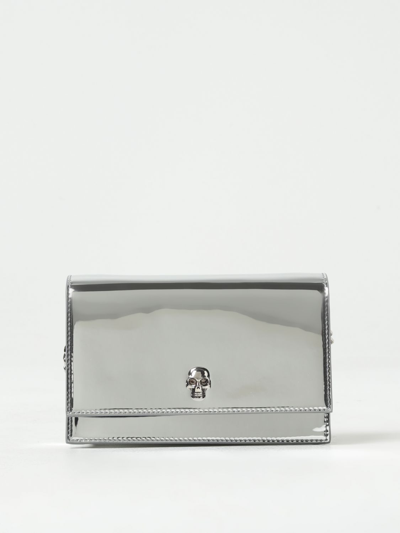 Alexander Mcqueen Mini- Tasche  Damen Farbe Silber In Silver