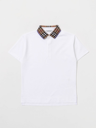 Burberry Polo衫  Kids 儿童 颜色 白色 In White