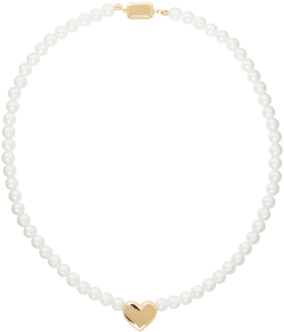 Numbering White #9731 Necklace In Gold