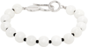 Numbering White Mother-of-pearl Beads Bracelet In White