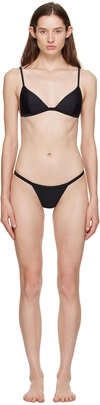 Matteau Black Petite Square Bikini In Black