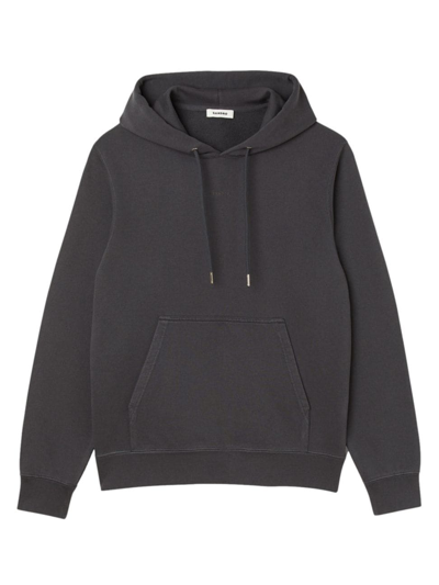 Sandro Men's Fleece Hoodie In Charcoal