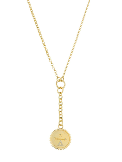 Foundrae Women's Dream 18k Yellow Gold & 0.04 Tcw Diamond Belcher Chain Necklace