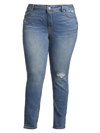 SLINK JEANS, PLUS SIZE WOMEN'S NIA HIGH RISE SKINNY JEANS