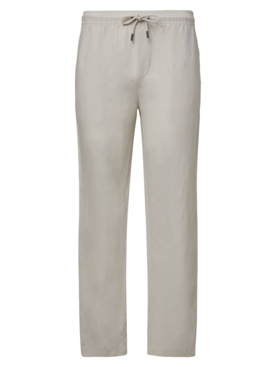 Onia Men's Linen-blend Drawstring Pants In Stone