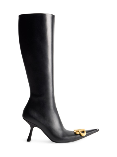 Balenciaga Women's Flex Bb 90mm Boots In Black