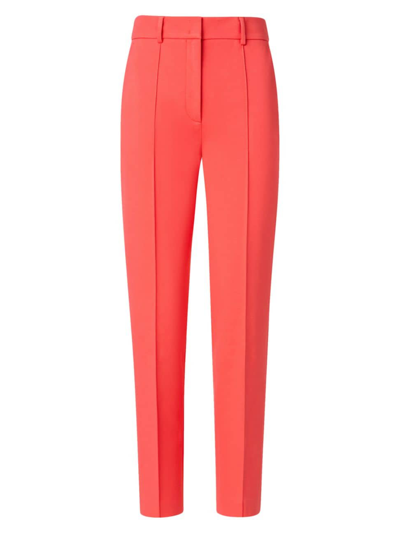 Akris Punto Tapered Ferry Jersey Pants In Coral