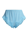 Kat The Label Harley Lace-trim Short In Blue